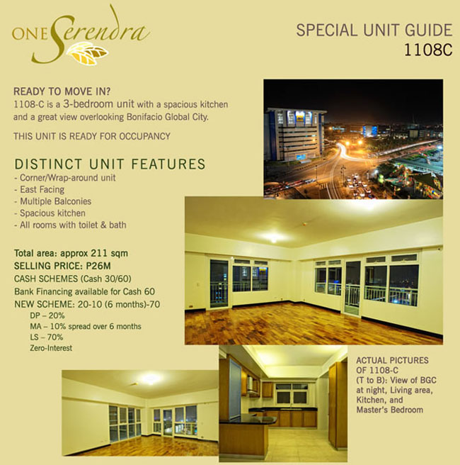 One Serendra - Ayala Land Inc. Premier Homes